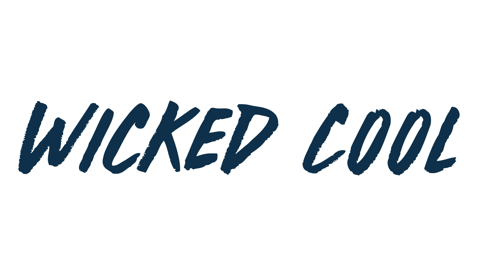 Wicked Cool, script brush fancy decorative calligraphy font preview