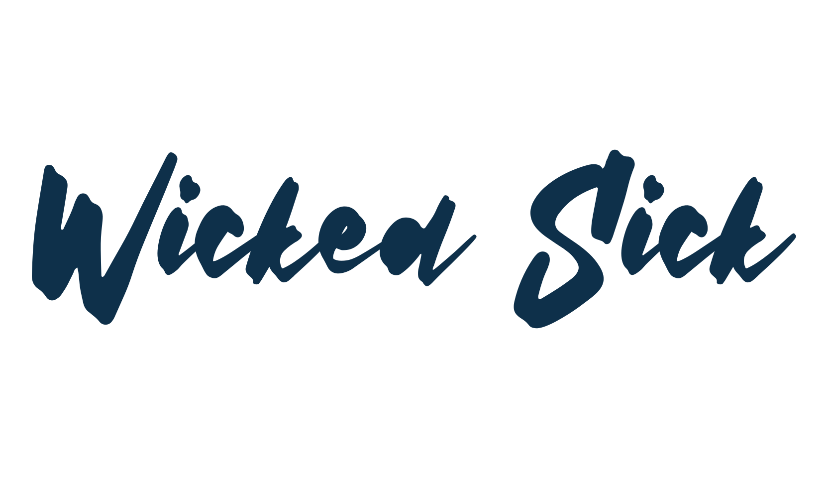 Wicked Sick, script brush fancy decorative calligraphy font preview