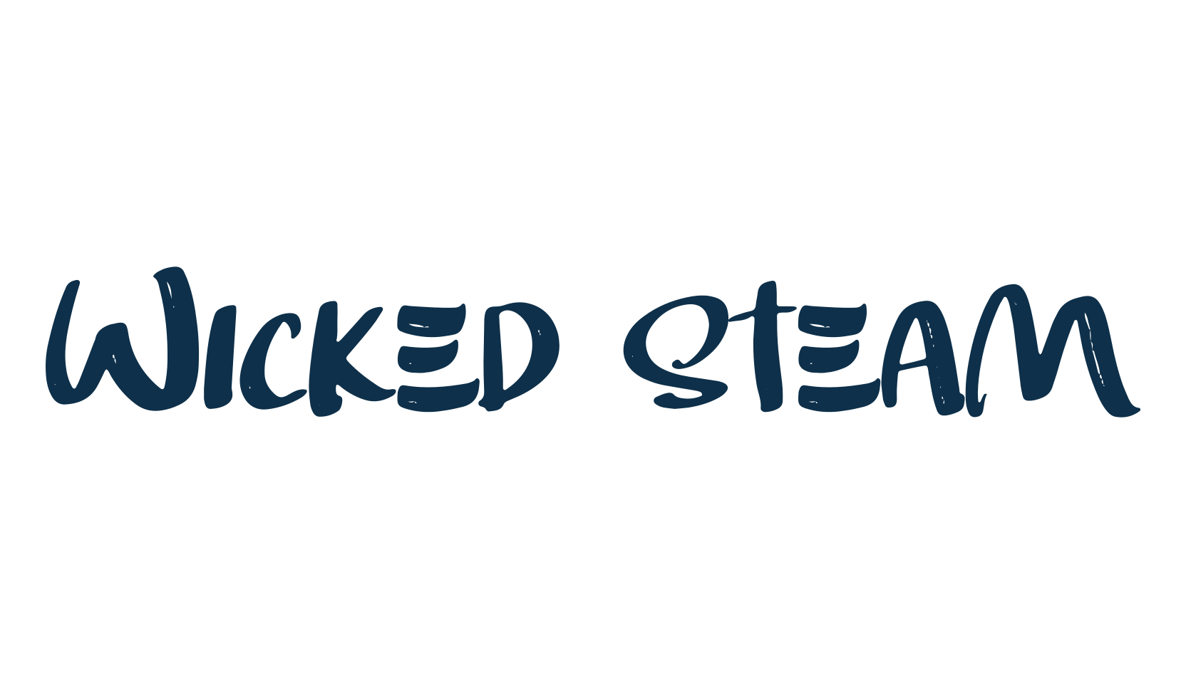 Wicked Steam, script brush fancy decorative calligraphy font preview