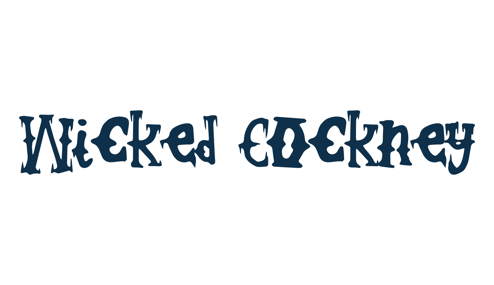 Wicked Cockney, western font preview