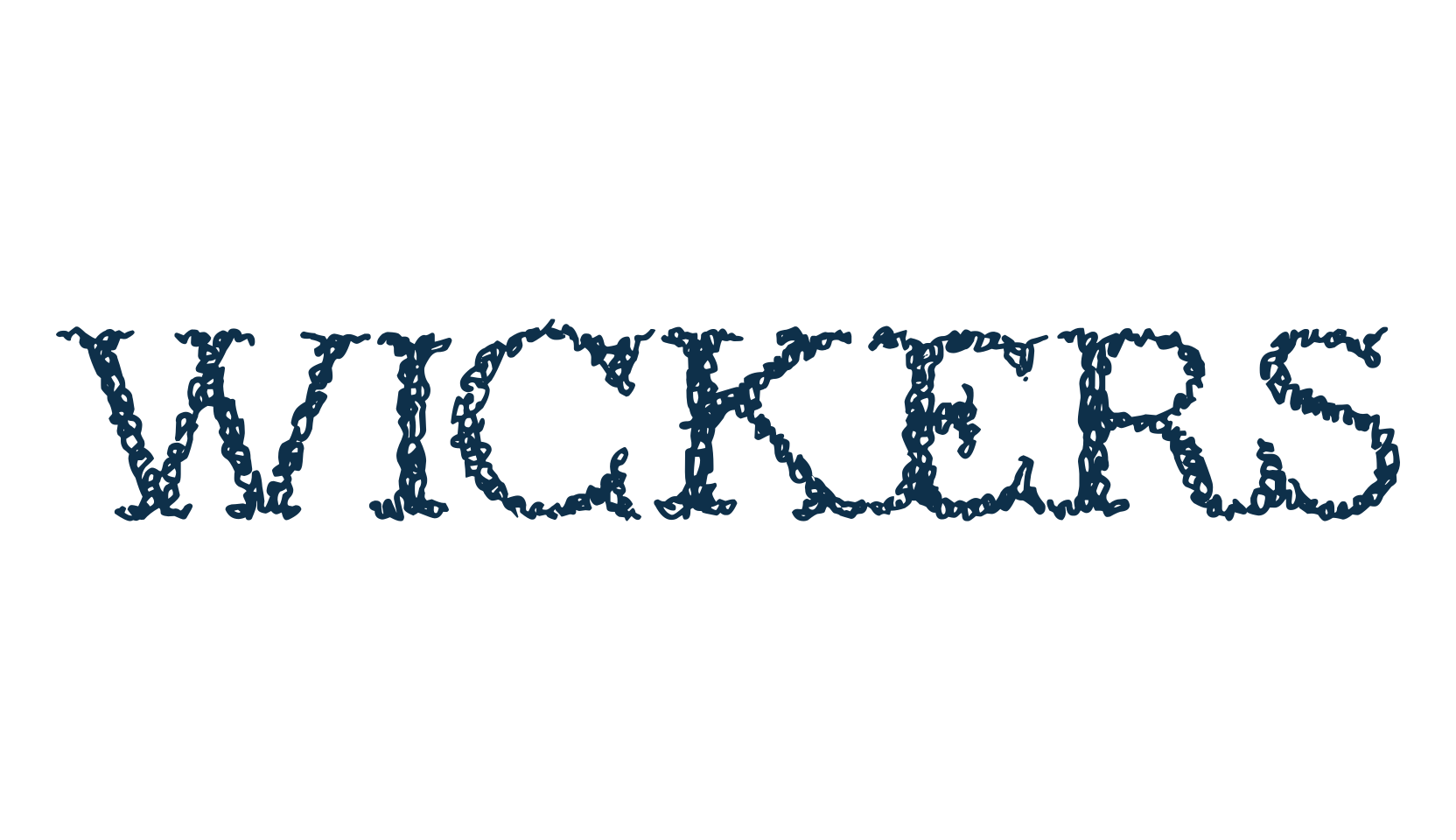 Wickers, fancy various decorative font preview