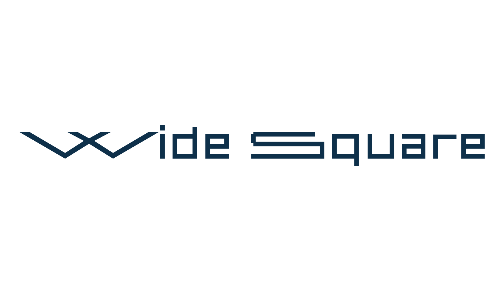 Wide Square, square font preview