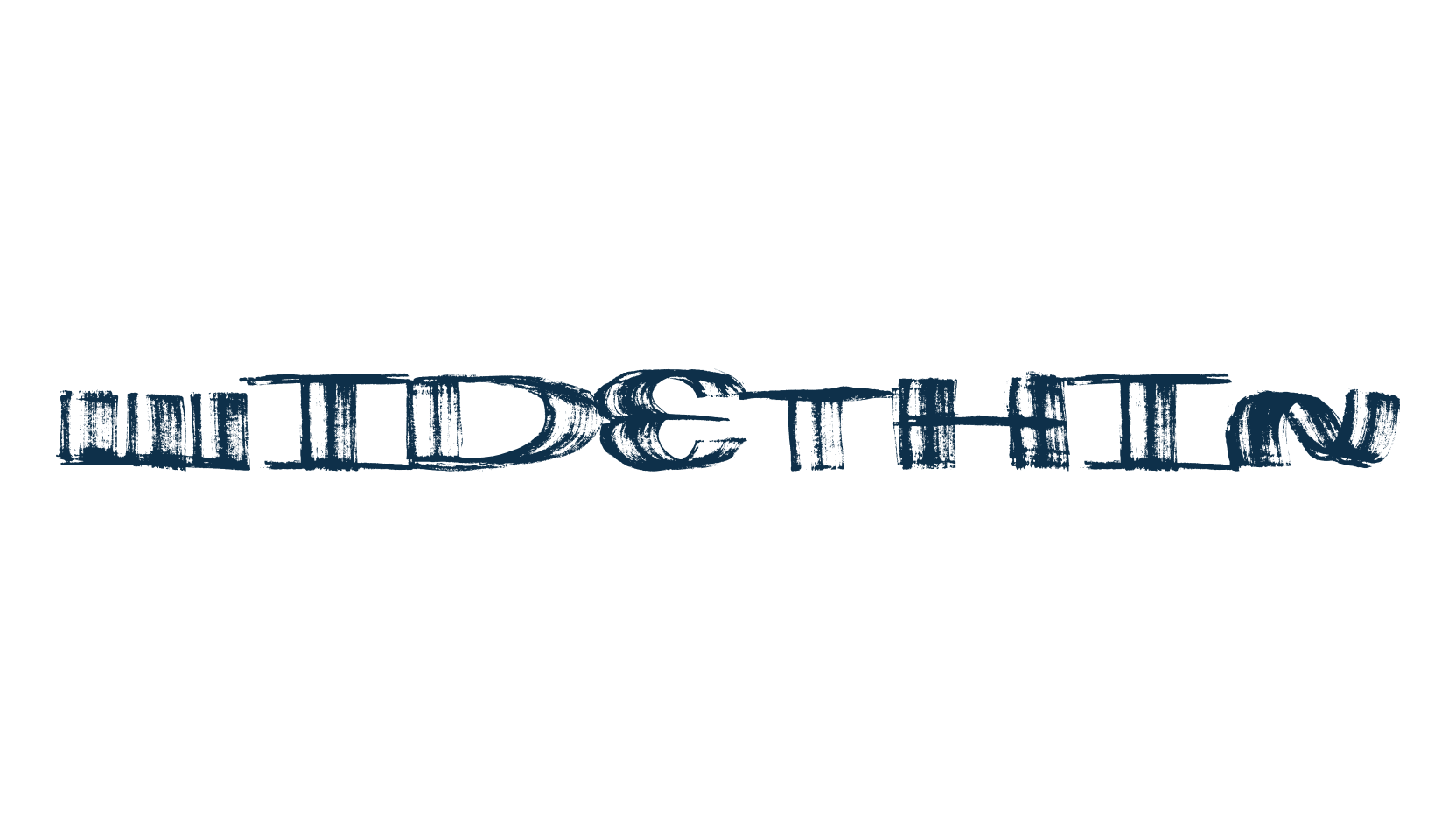 WideThin, eroded font preview