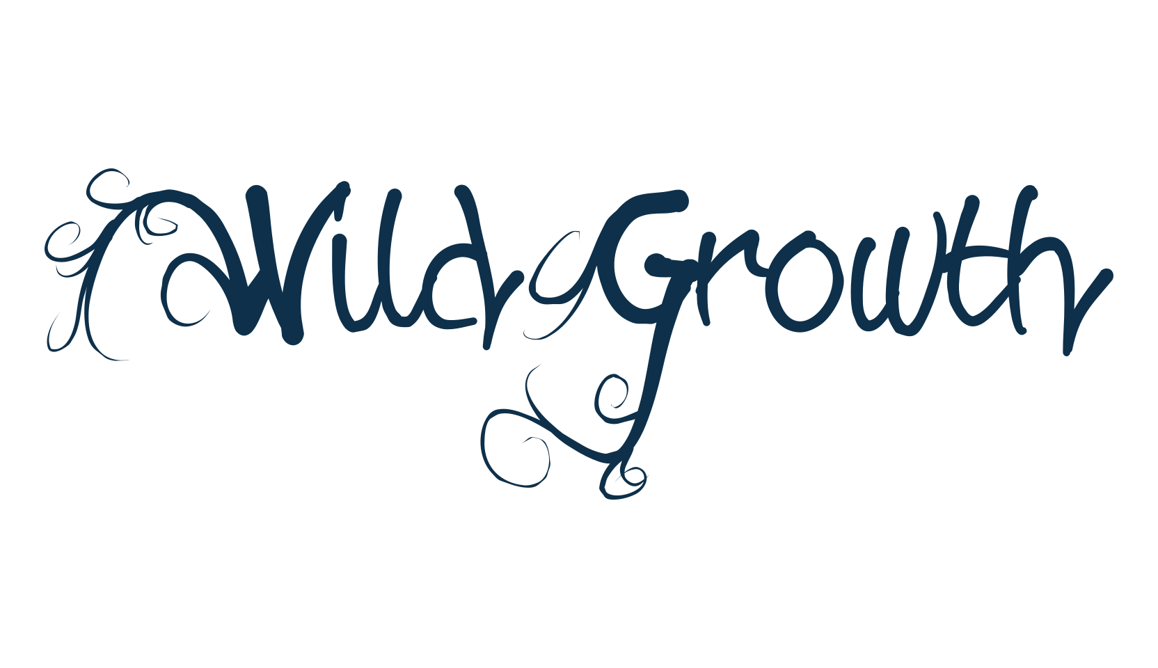 Wild Growth, fancy various decorative script calligraphy font preview