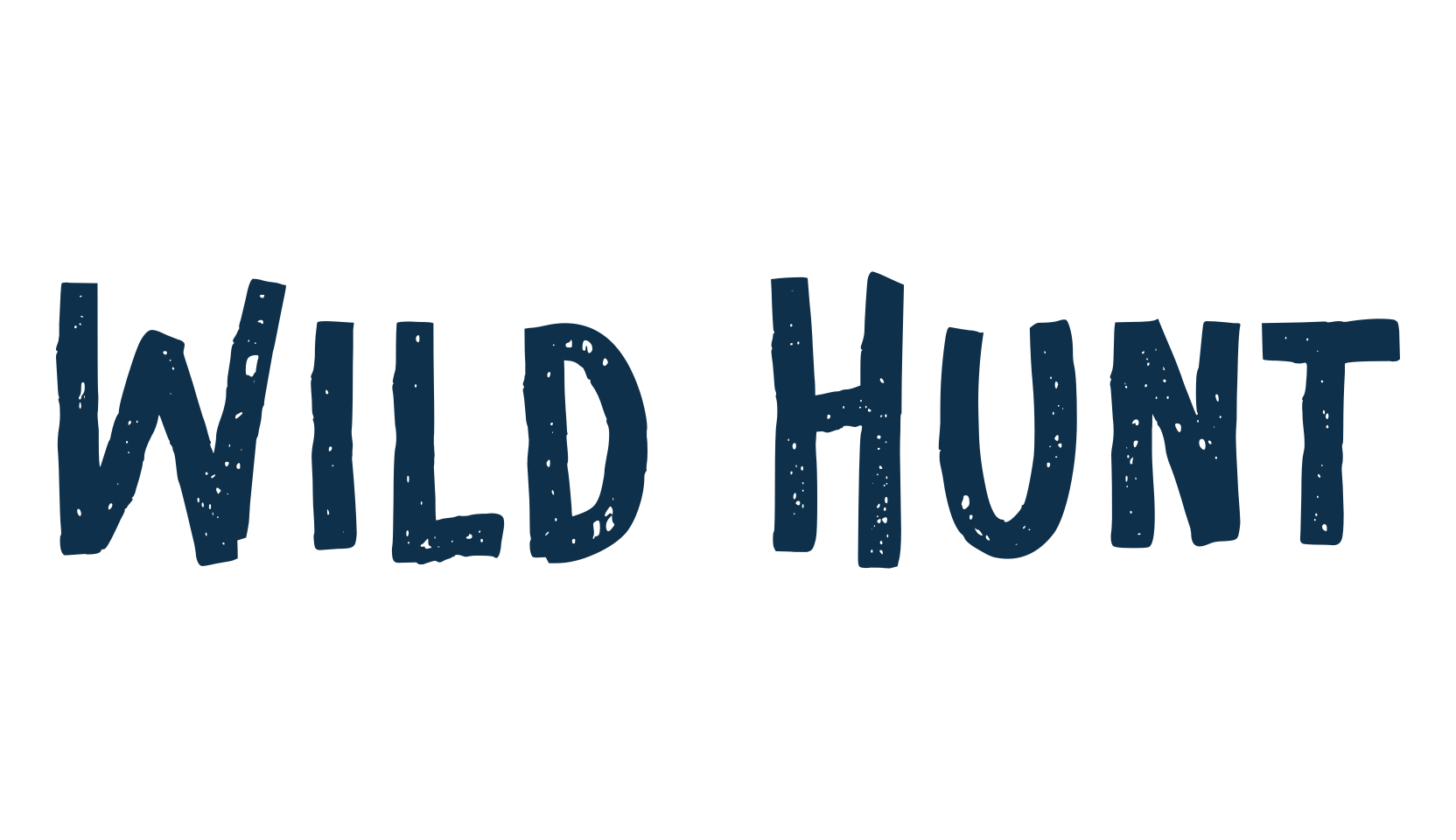 Wild Hunt, fancy eroded decorative font preview