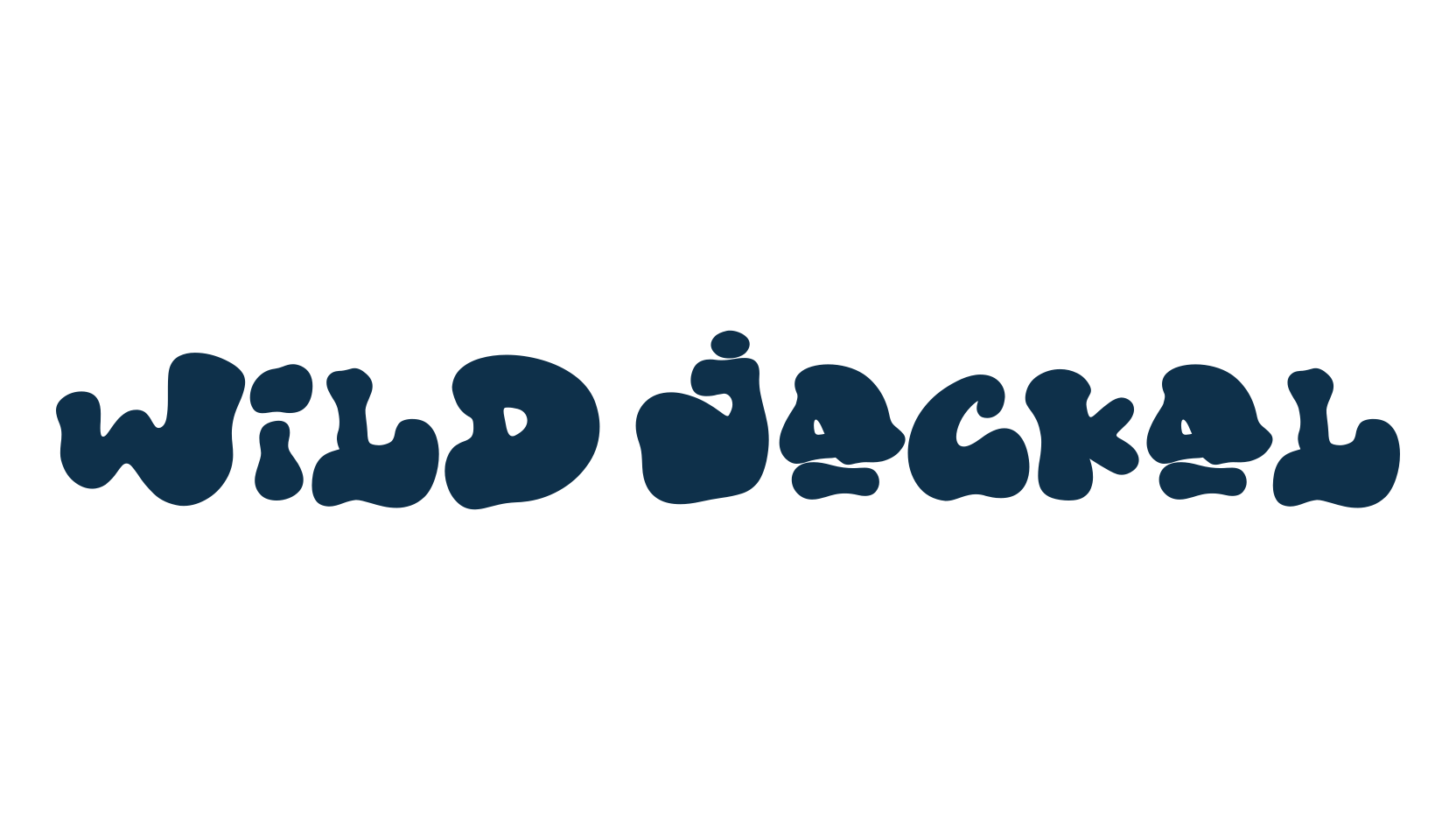 Wild Jackal, groovy font preview
