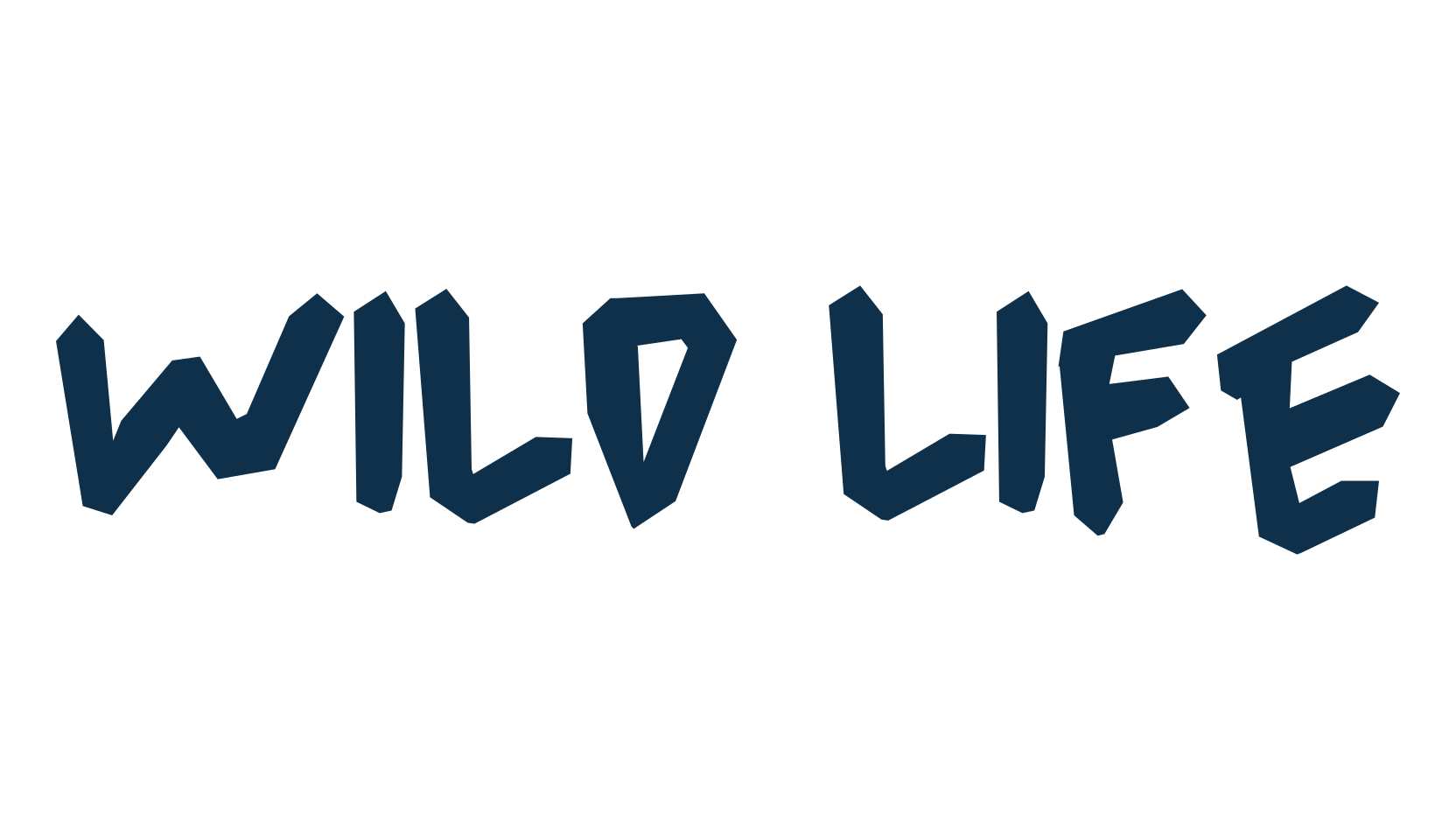 Wild Life, fancy cartoon decorative font preview