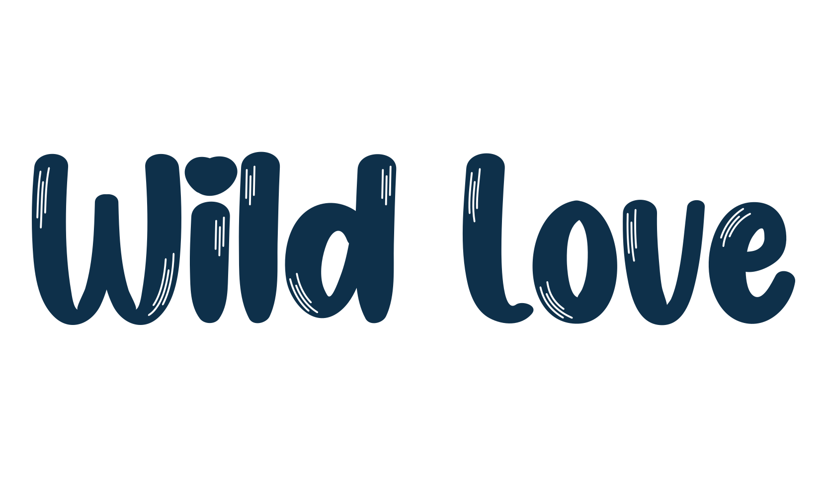 Wild Love, display market font preview