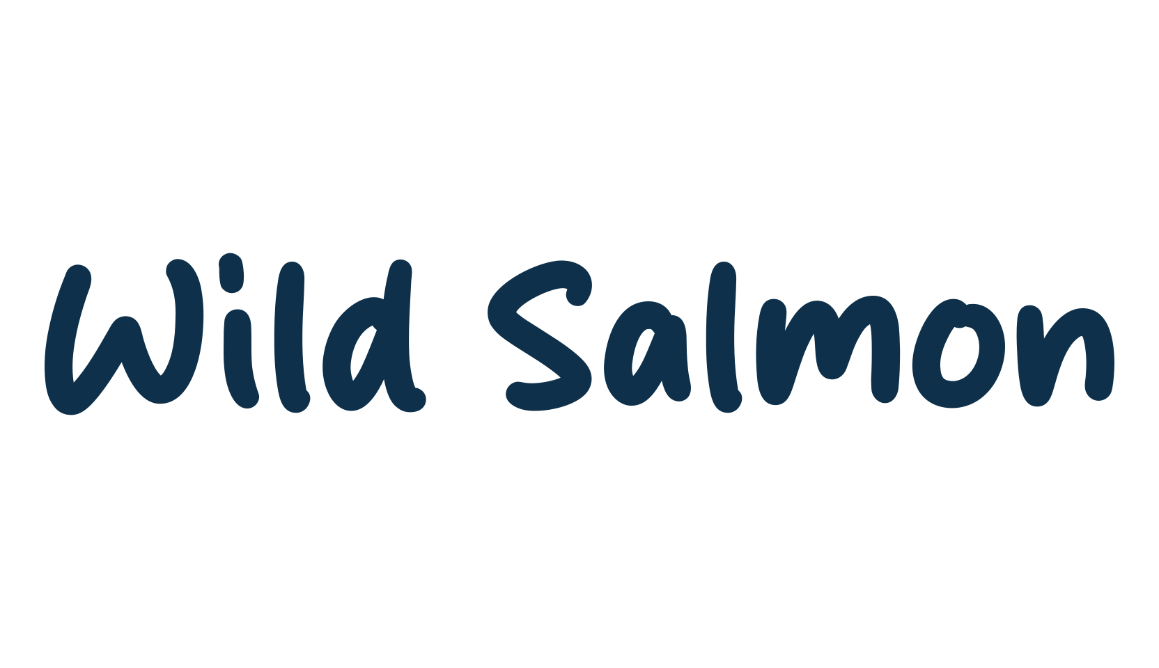 Wild Salmon, handwriting font preview