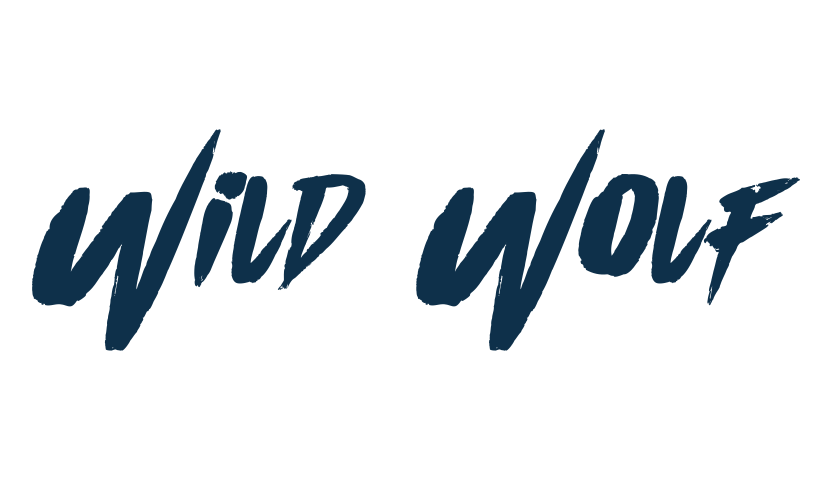 Wild Wolf, script brush fancy decorative calligraphy font preview
