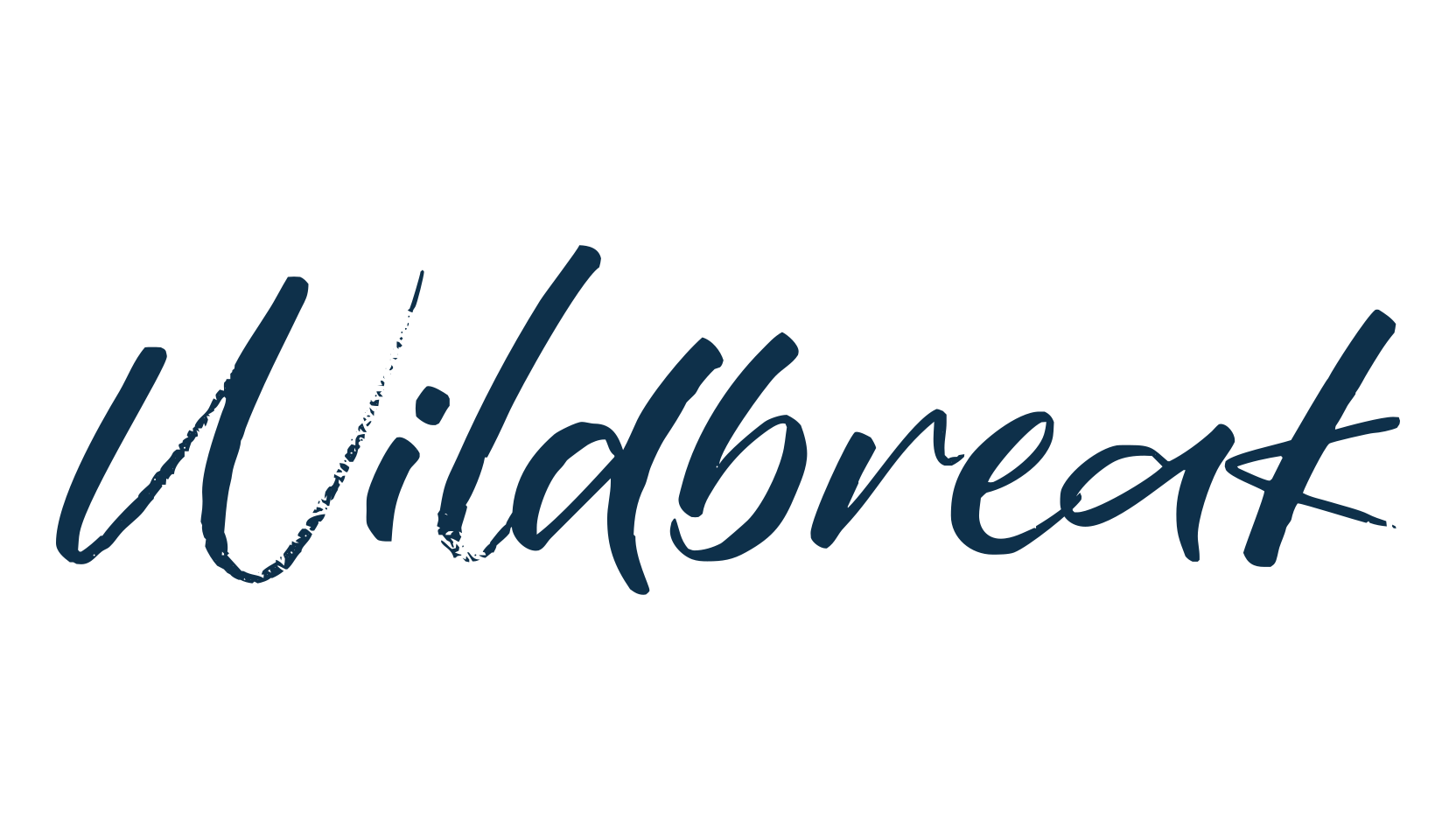 Wildbreak, brush font preview