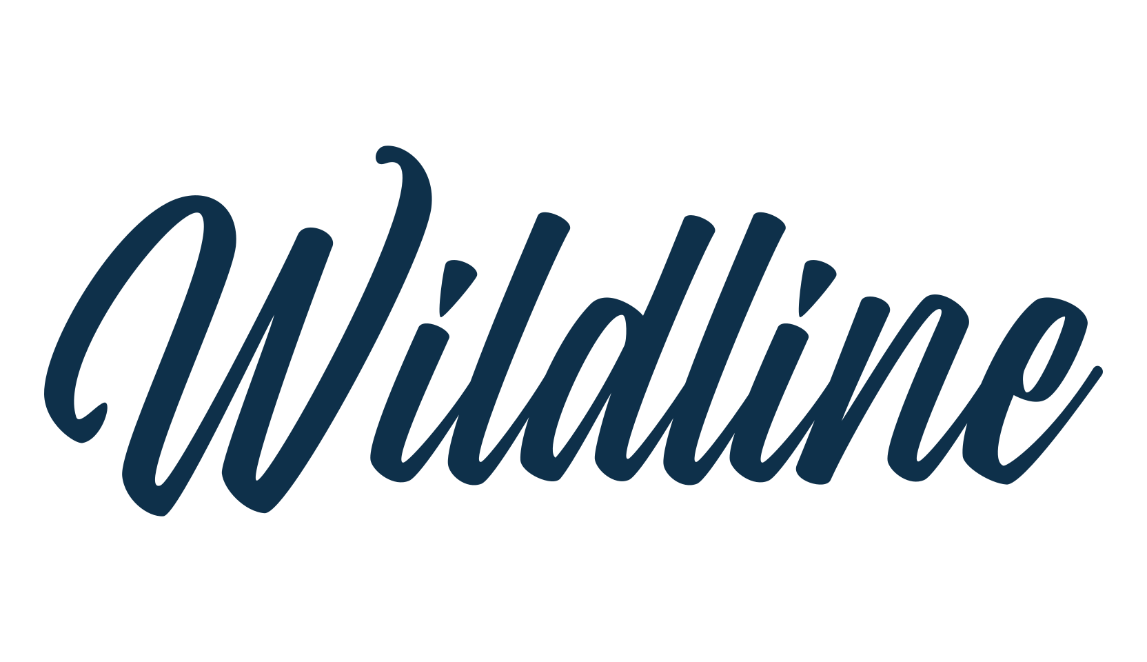 Wildline, various font preview