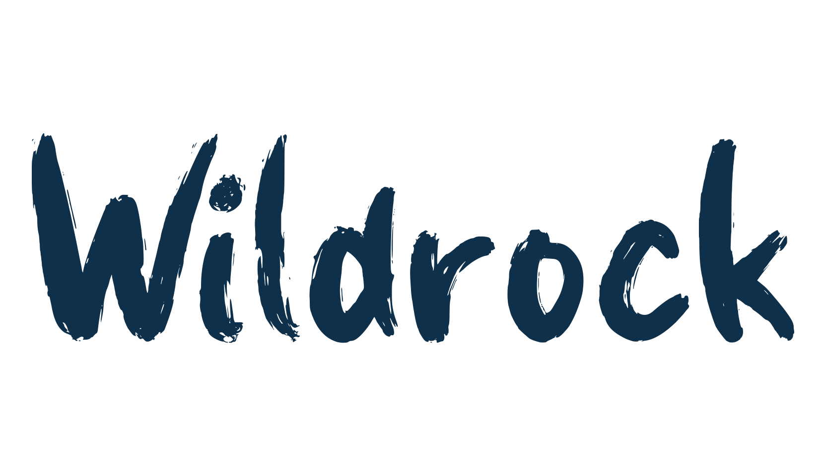 Wildrock, script brush fancy decorative calligraphy font preview