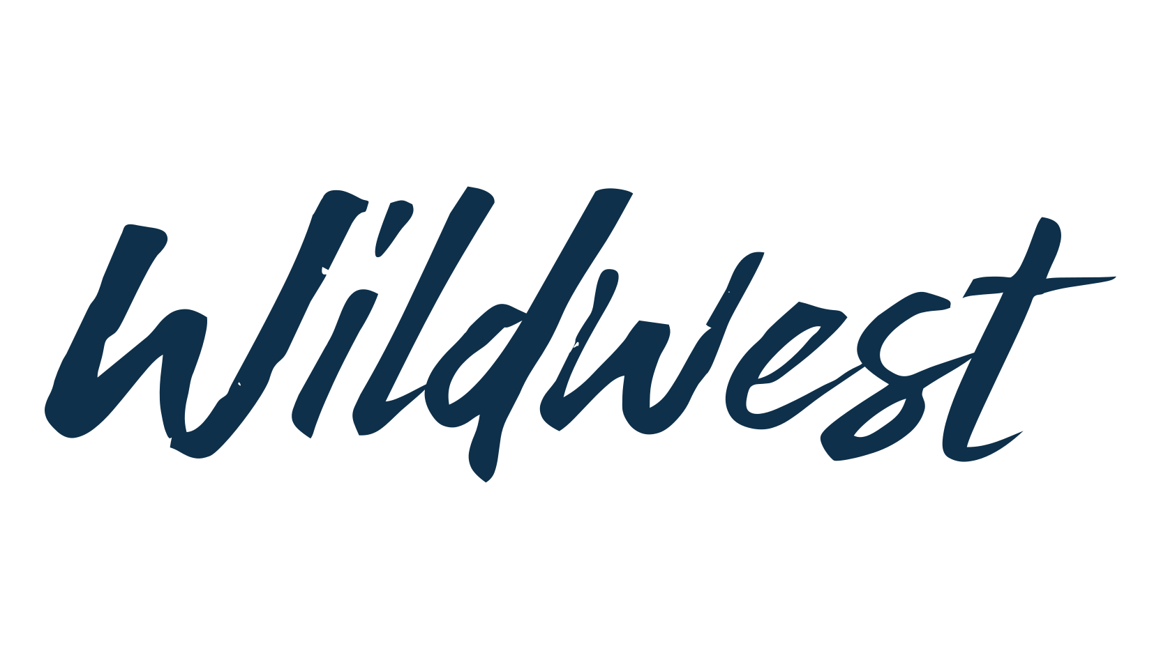 Wildwest, brush font preview