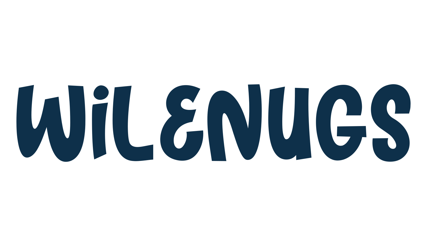 Wilenugs, fancy cartoon decorative comic font preview