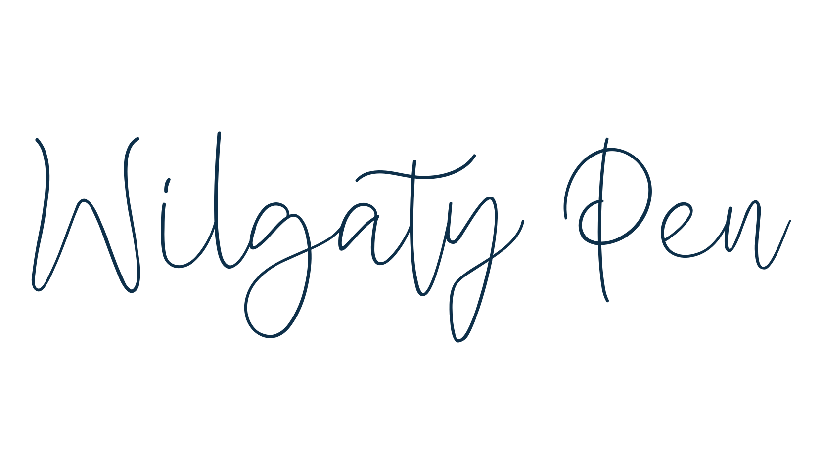 Wilgaty Pen, handwriting font preview