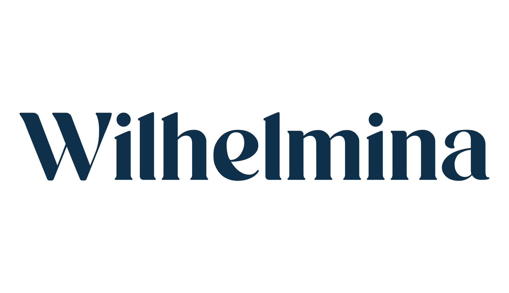 Wilhelmina, basic serif font preview