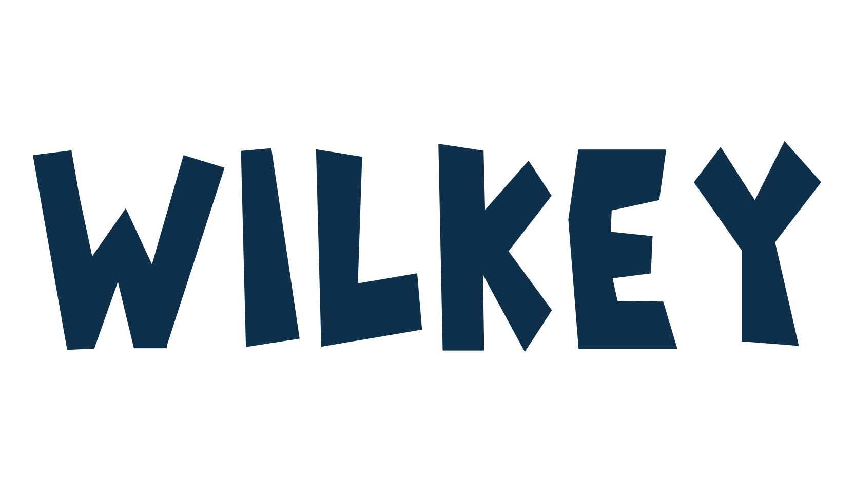 Wilkey, fancy cartoon decorative font preview