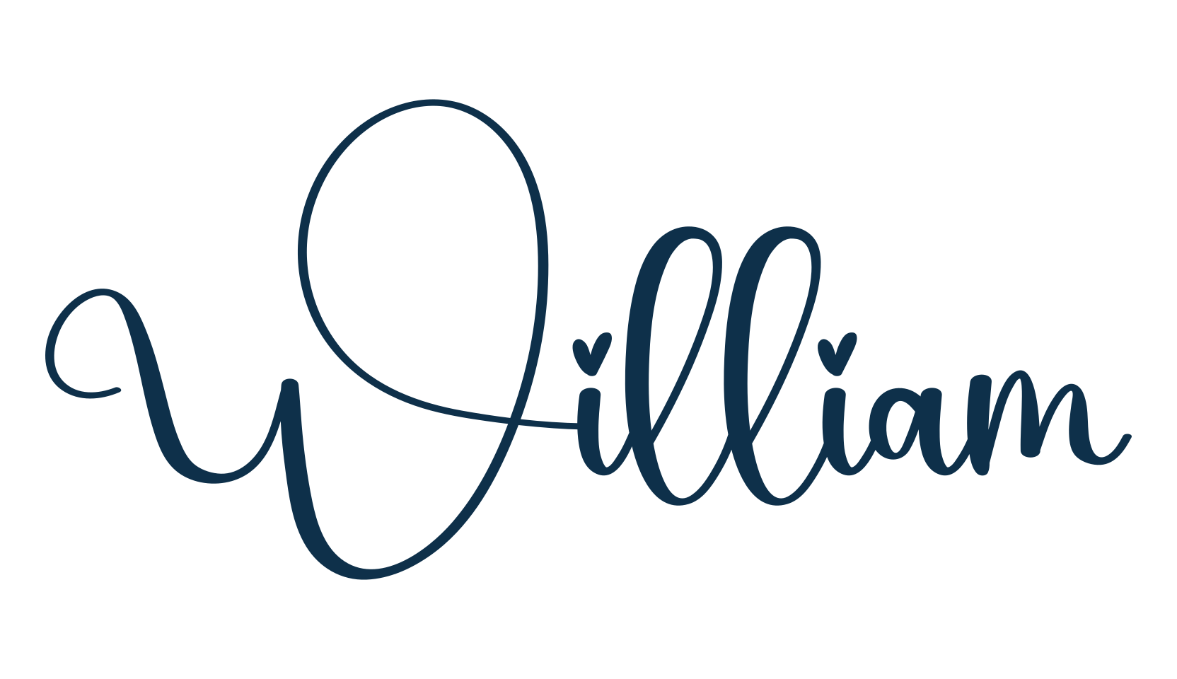 William (william-5), script calligraphy fancy decorative font preview