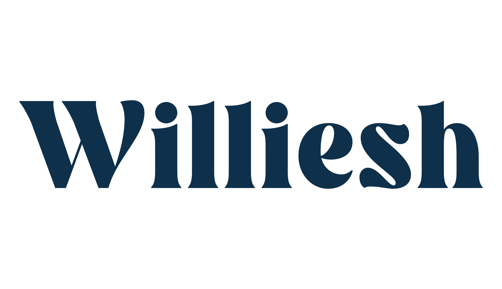 Williesh, basic serif font preview
