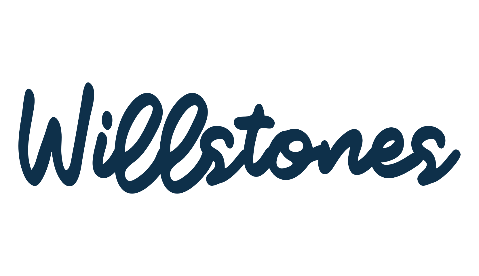 Willstones, handwriting font preview