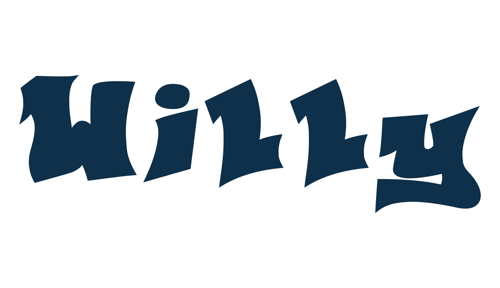 Willy, graffiti font preview