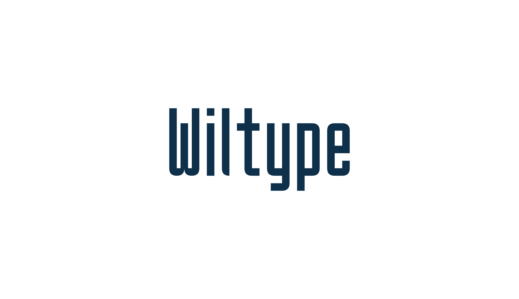 Wiltype, basic sans serif font preview