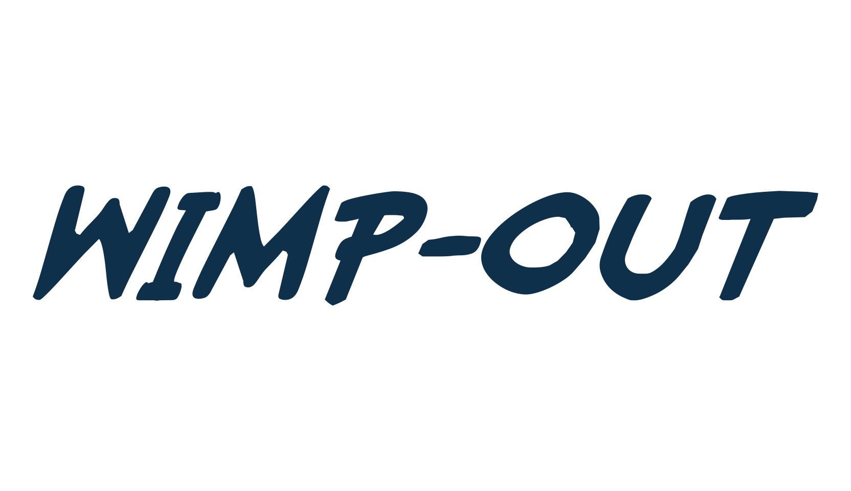 Wimp-Out, fancy cartoon decorative comic font preview