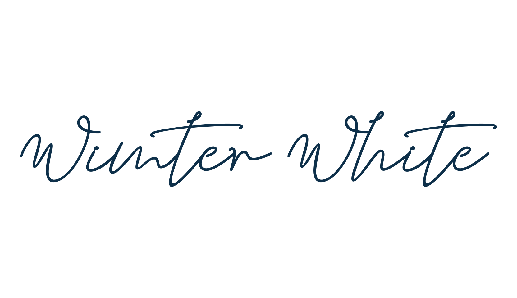 Wimter White, script handwritten fancy decorative calligraphy font preview