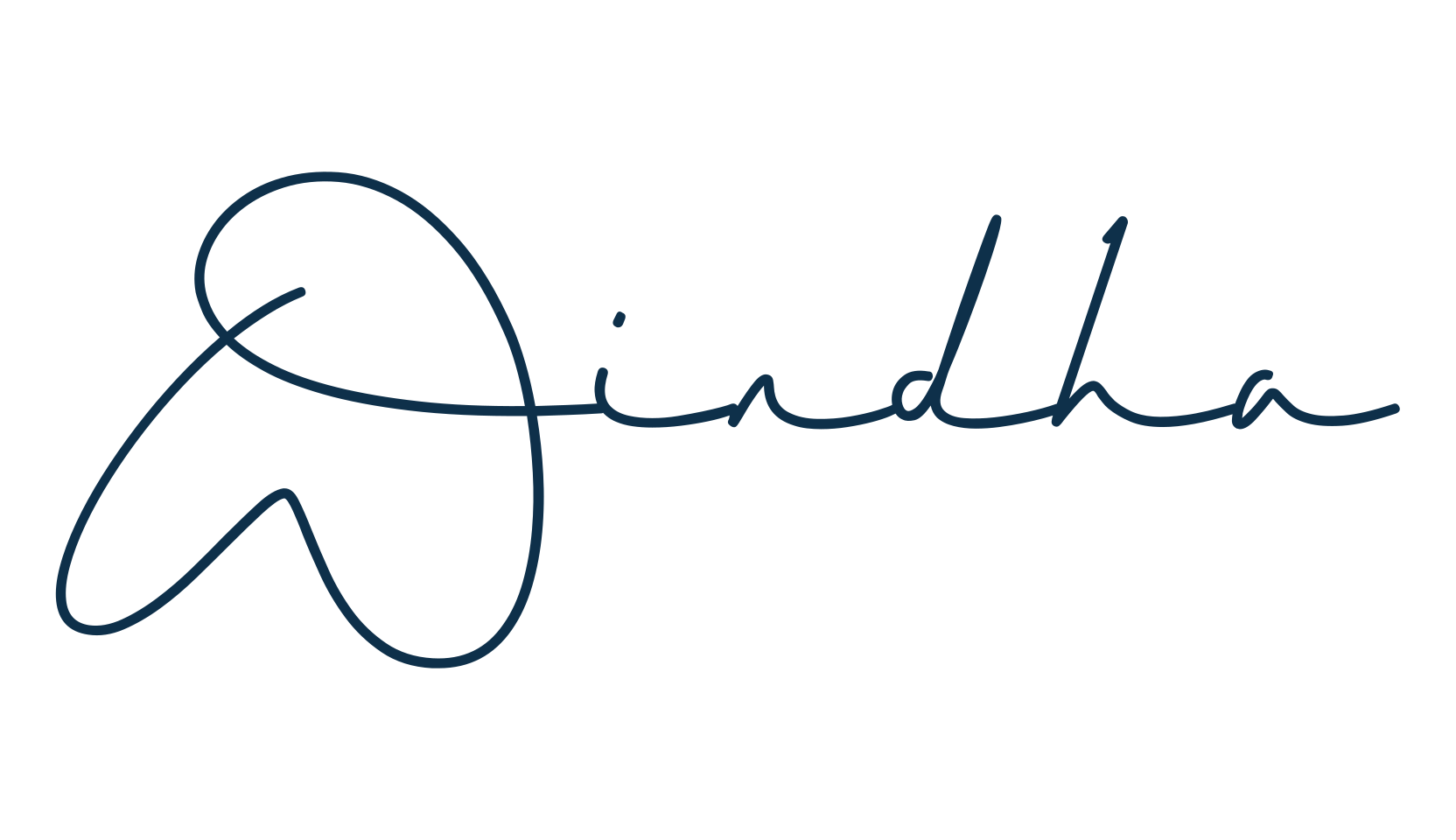 Windha, script handwritten fancy decorative calligraphy font preview
