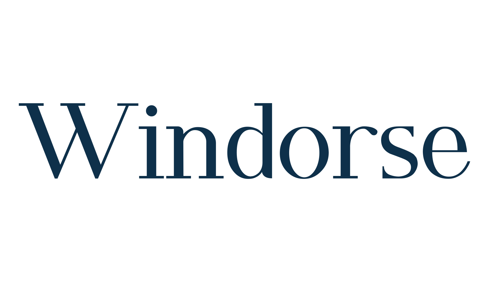Windorse, serif font preview