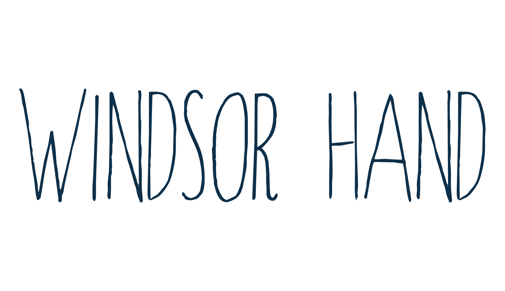 Windsor Hand, script handwritten fancy decorative calligraphy font preview