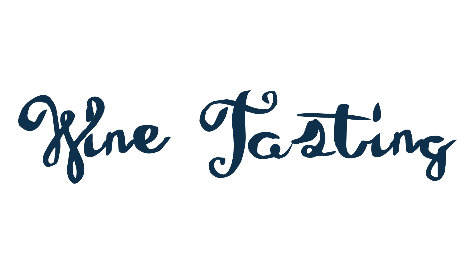 Wine Tasting, curly font preview