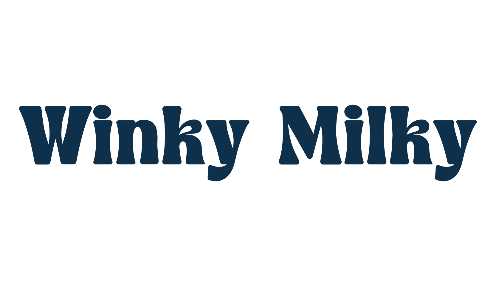 Winky Milky, retro font preview