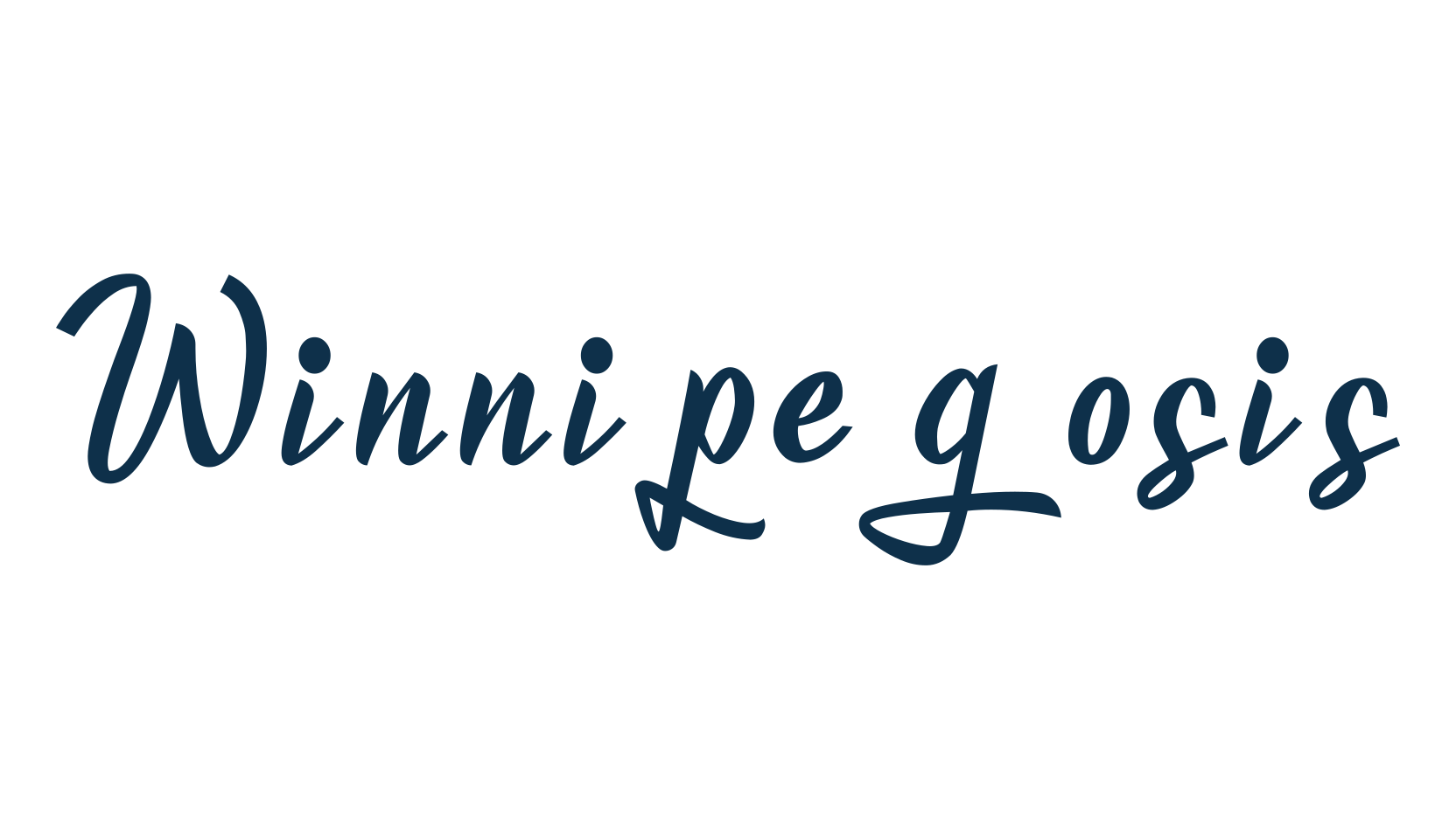 Winnipegosis, fancy various decorative script calligraphy font preview