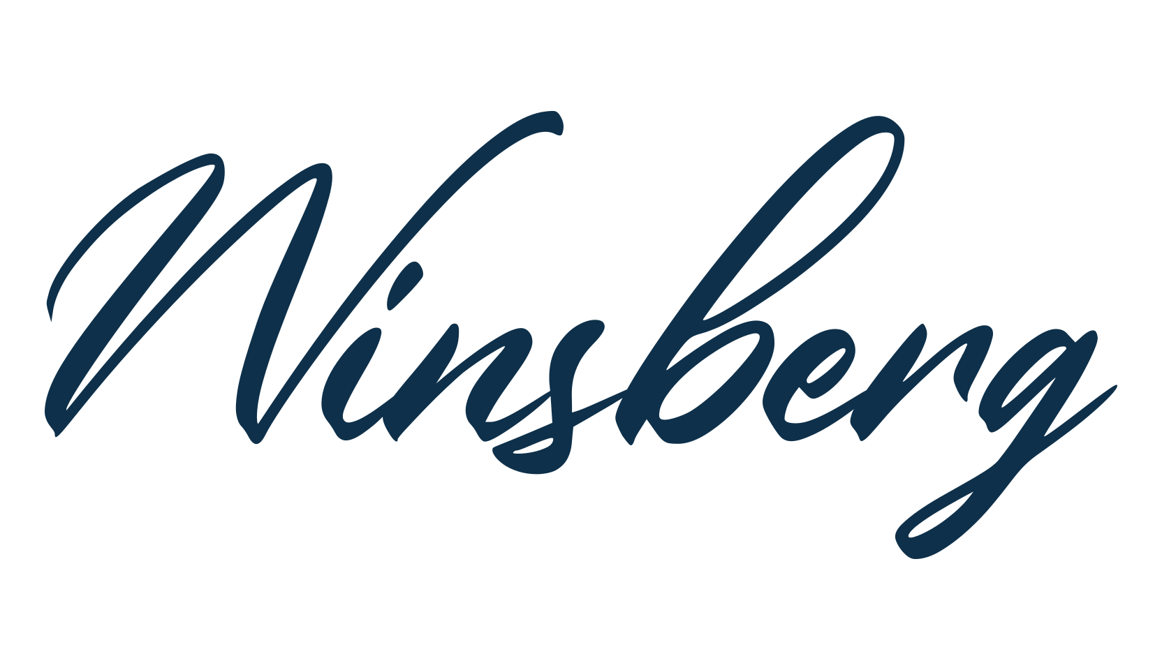 Winsberg, script handwritten fancy decorative calligraphy font preview