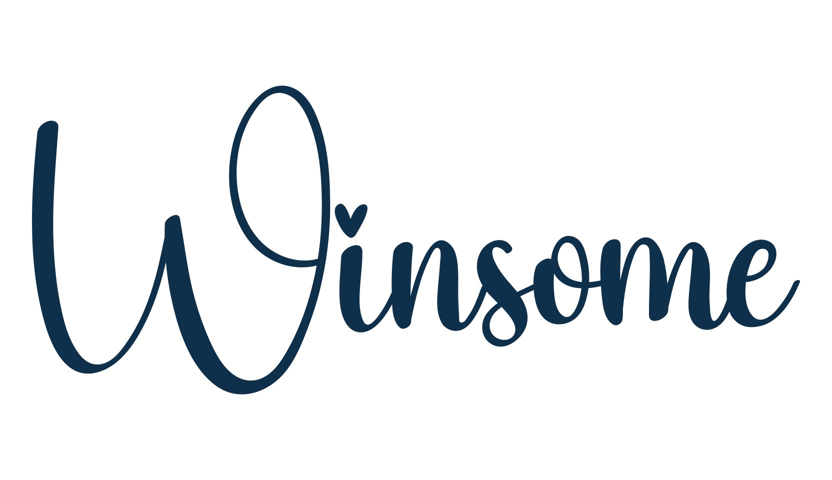 Winsome, fancy various decorative script calligraphy font preview