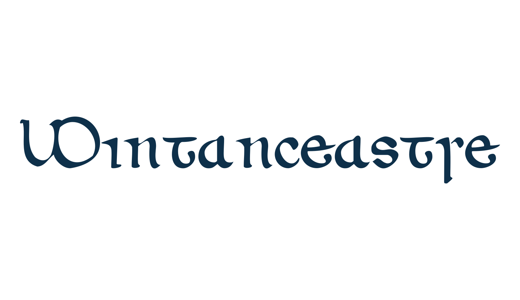 Wintanceastre, celtic font preview