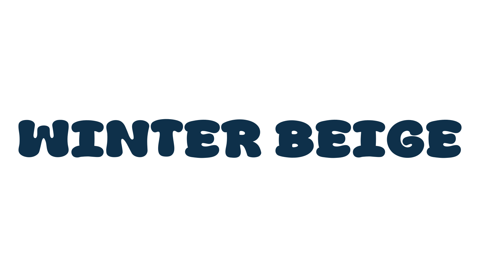 Winter Beige, fancy cartoon decorative font preview
