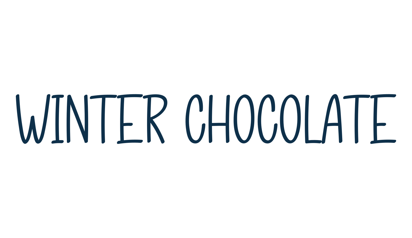 Winter Chocolate, fancy various decorative script calligraphy font preview
