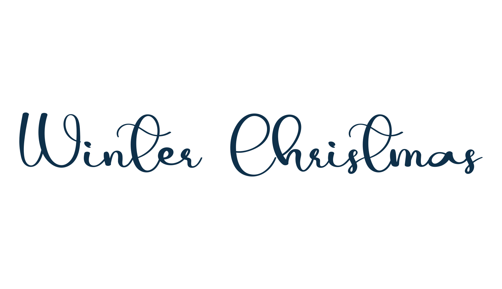 Winter Christmas (winter-christmas-5), script handwritten fancy decorative calligraphy font preview
