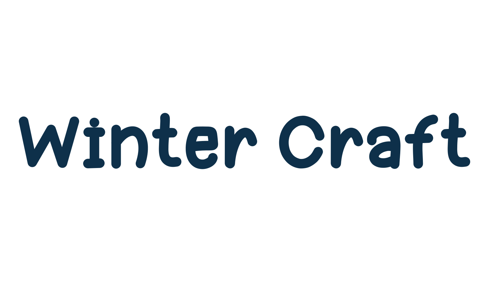Winter Craft, fancy various decorative font preview