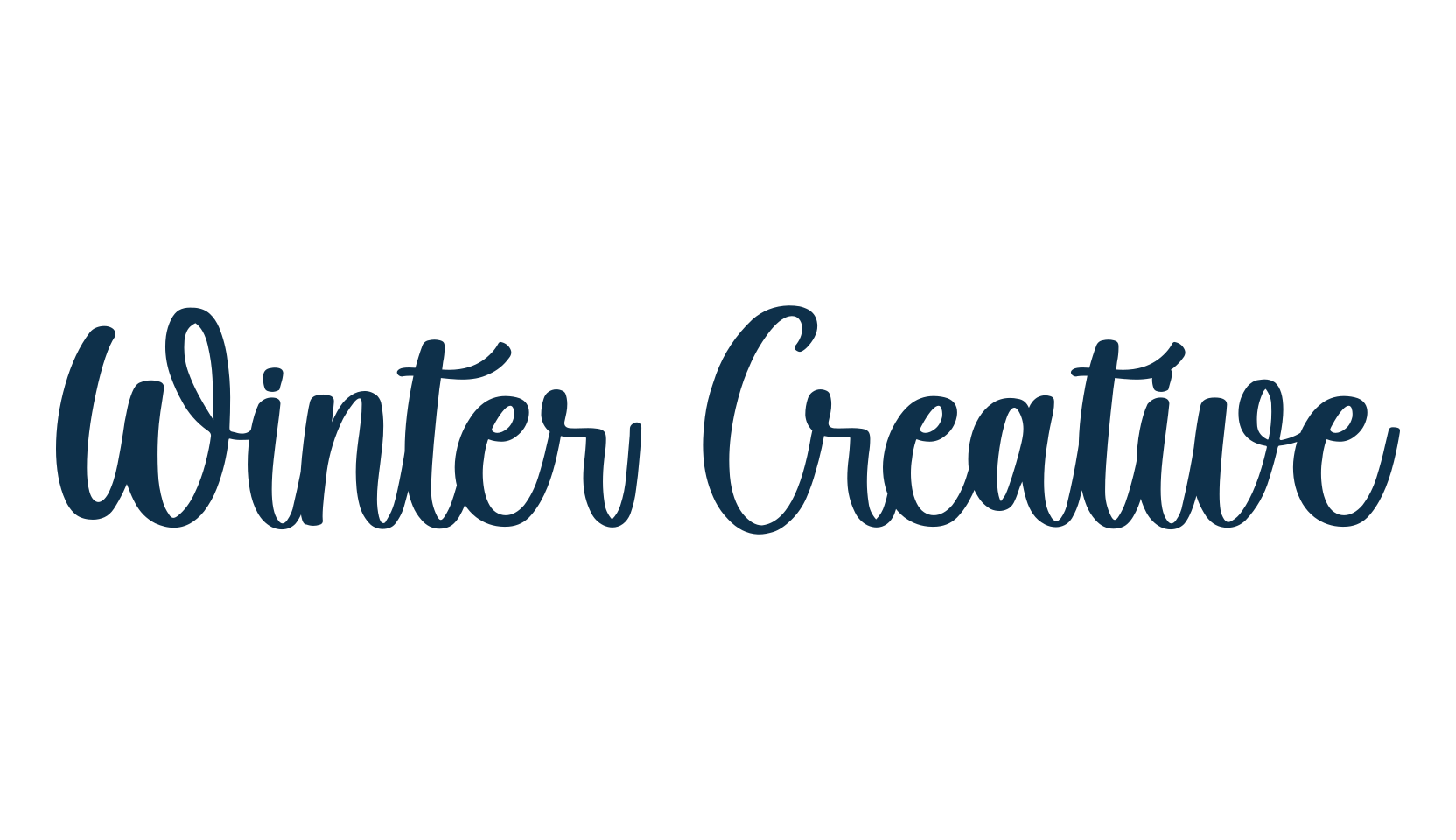 Winter Creative, handwriting font preview