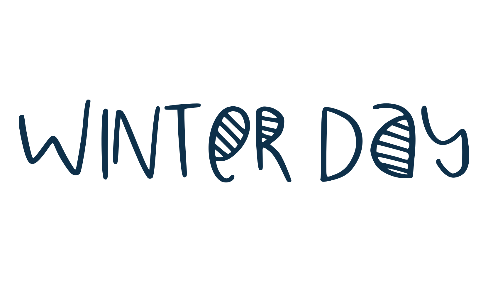 Winter Day (winter-day), display market font preview