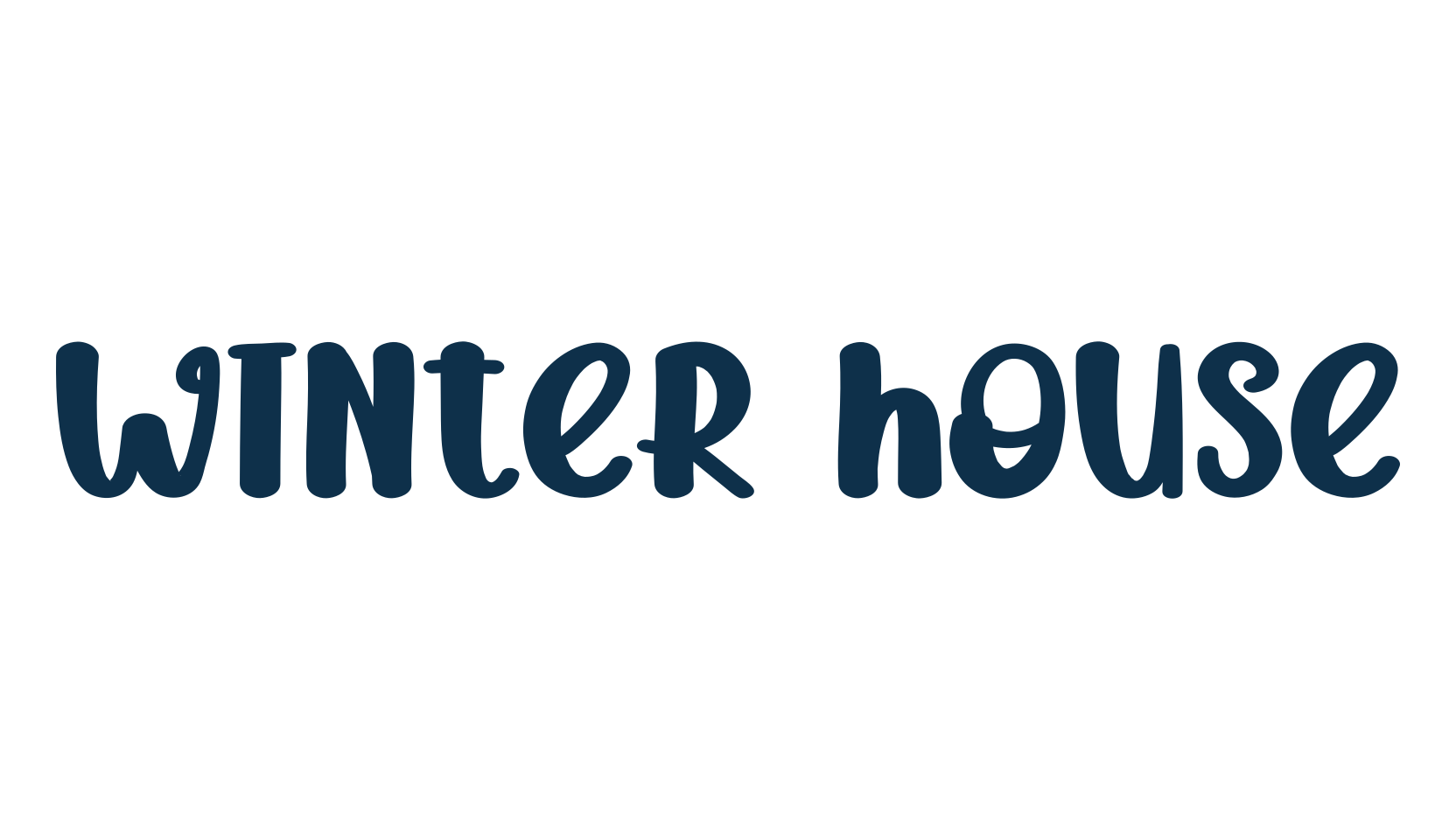 Winter House (winter-house-4), fancy various decorative script calligraphy font preview