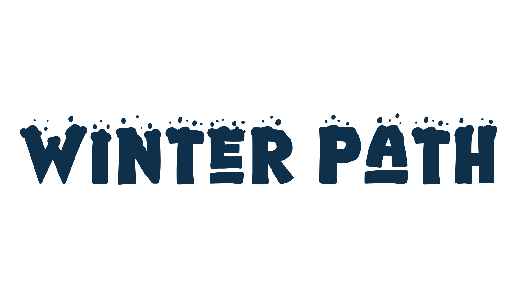 Winter Path, fancy fire, ice decorative font preview