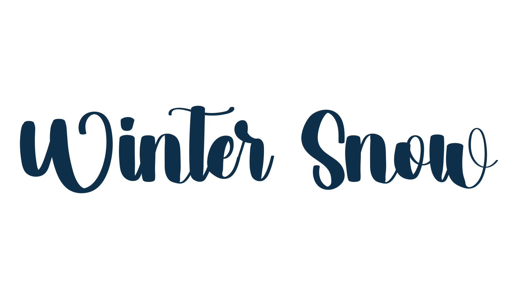 Winter Snow (winter-snow-3), display market font preview