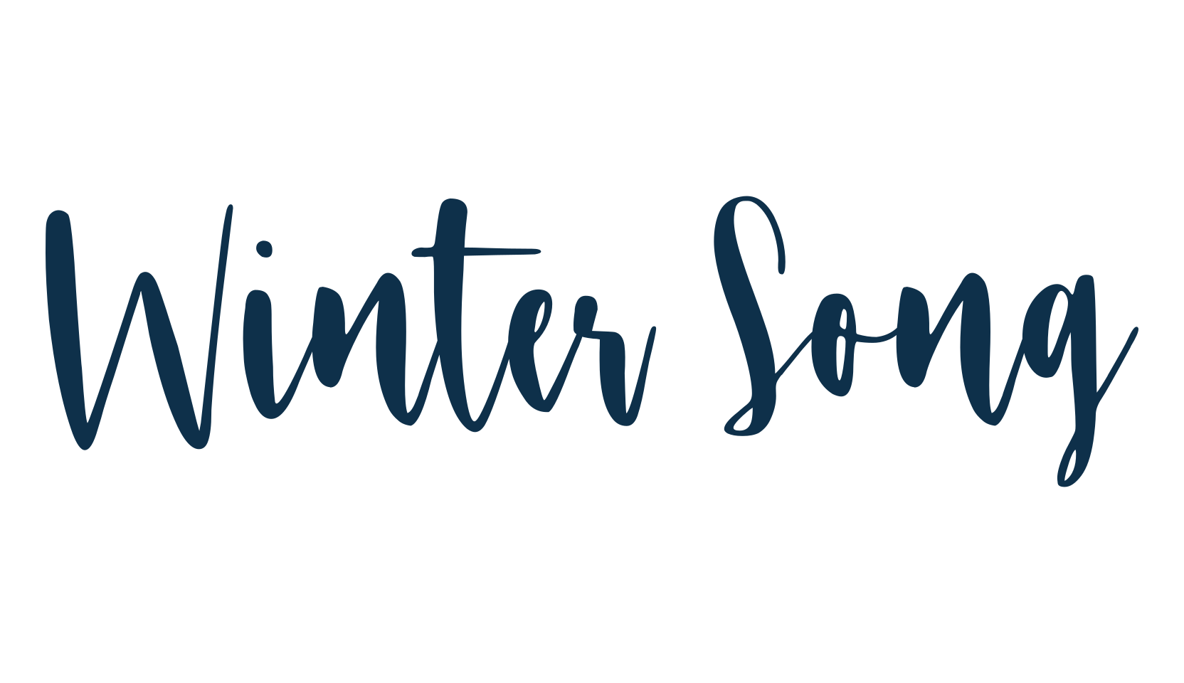 Winter Song (winter-song), display market font preview