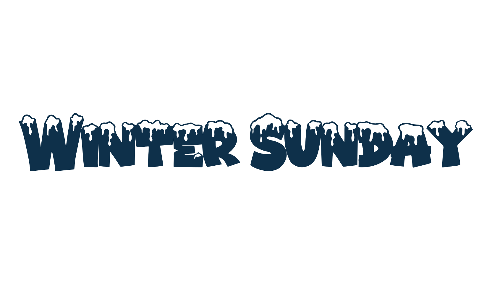 Winter Sunday, fire, ice font preview