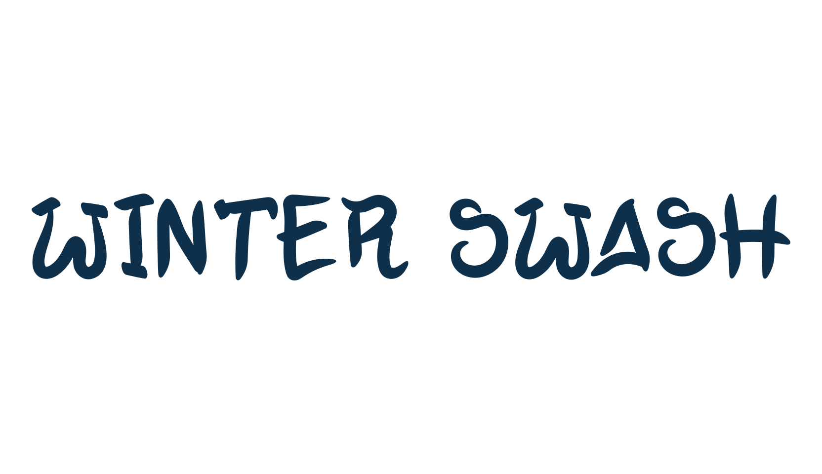Winter Swash, graffiti font preview